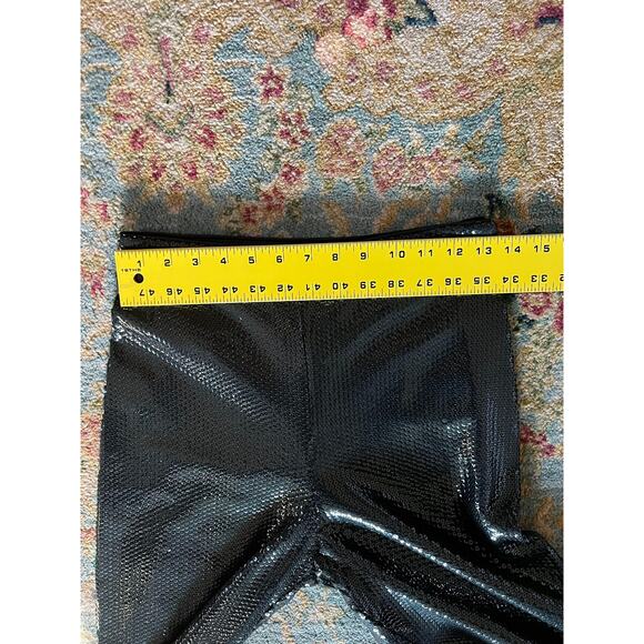 AllSaints Blue Petrol Sequin Leanna Trouser Pants - Picture 13 of 13